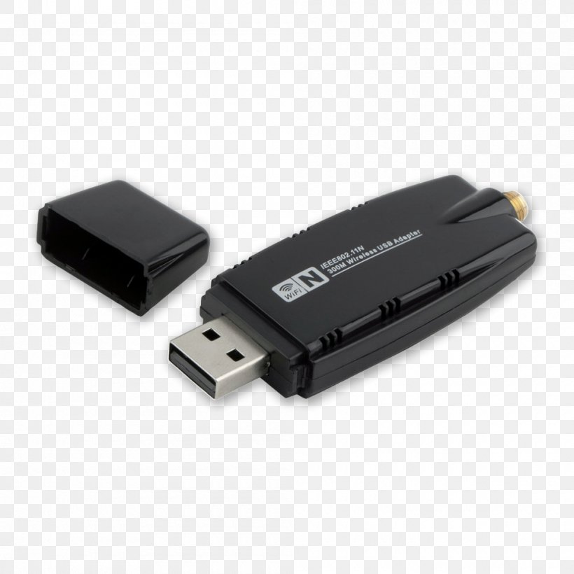 USB Flash Drives Laptop Network Cards & Adapters Wireless USB, PNG, 1000x1000px, Usb Flash Drives, Adapter, Computer, Computer Component, Computer Network Download Free