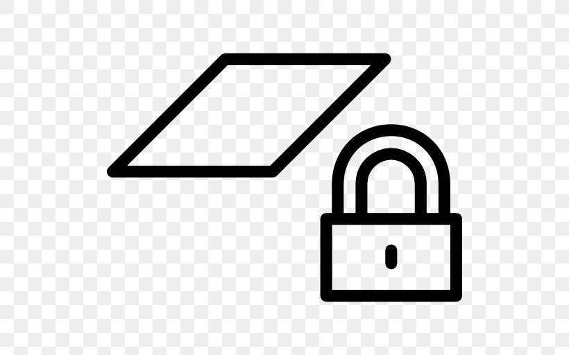 Line Padlock Angle, PNG, 512x512px, Padlock, Area, Black And White, White Download Free