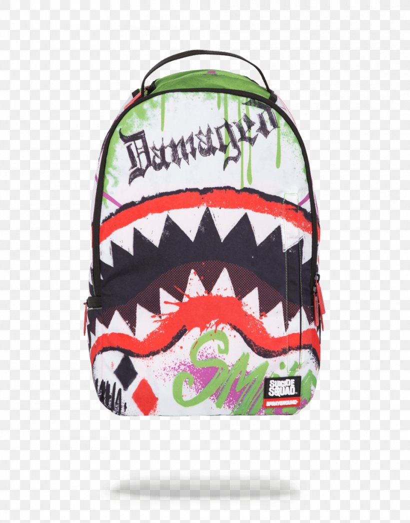 Shark Sprayground Marvel Civil War Backpack Joker Sprayground Money Hungry, PNG, 960x1225px, Shark, Backpack, Bag, Brand, Dc Comics Download Free