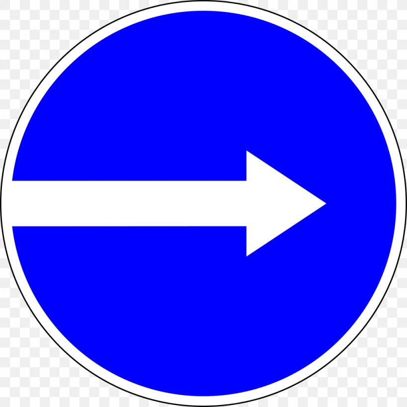 Traffic Sign Mandatory Sign Royalty-free Regulatory Sign, PNG, 1024x1024px, Sign, Area, Blue, Electric Blue, Information Download Free