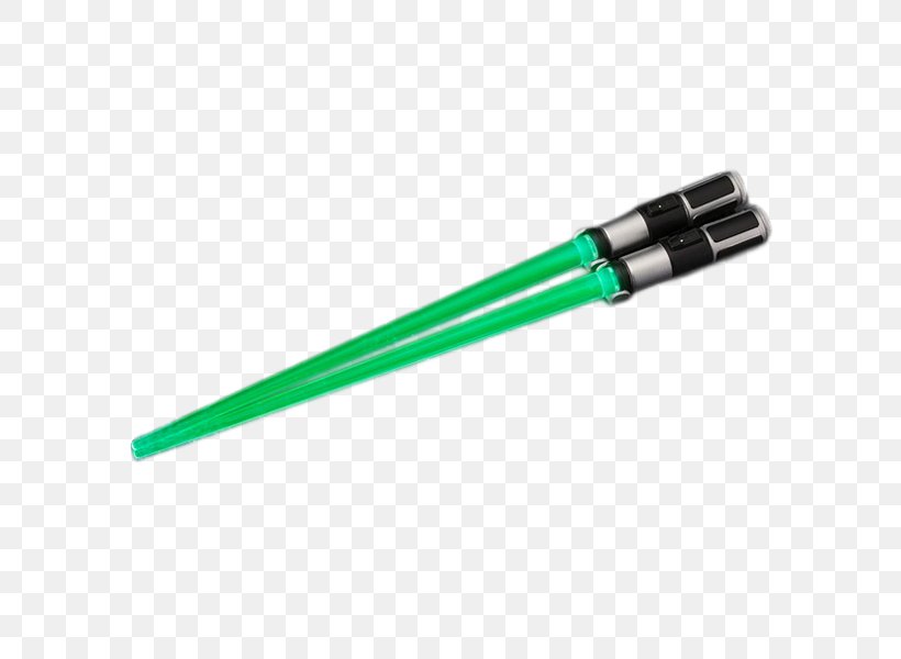 Yoda Luke Skywalker Count Dooku Lightsaber Star Wars, PNG, 600x600px, Yoda, Action Toy Figures, Chopsticks, Count Dooku, Hardware Download Free