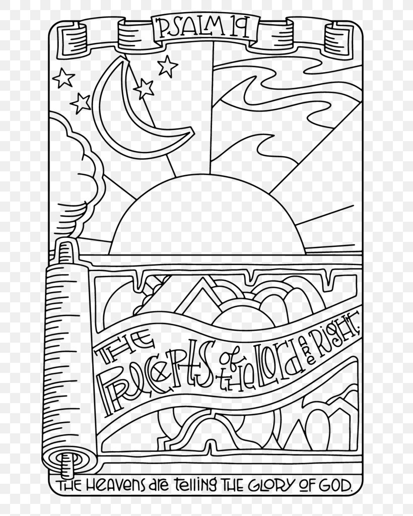 Coloring Book Psalms Bible Child, PNG, 683x1024px, Coloring Book, Area, Art, Bible, Black And White Download Free