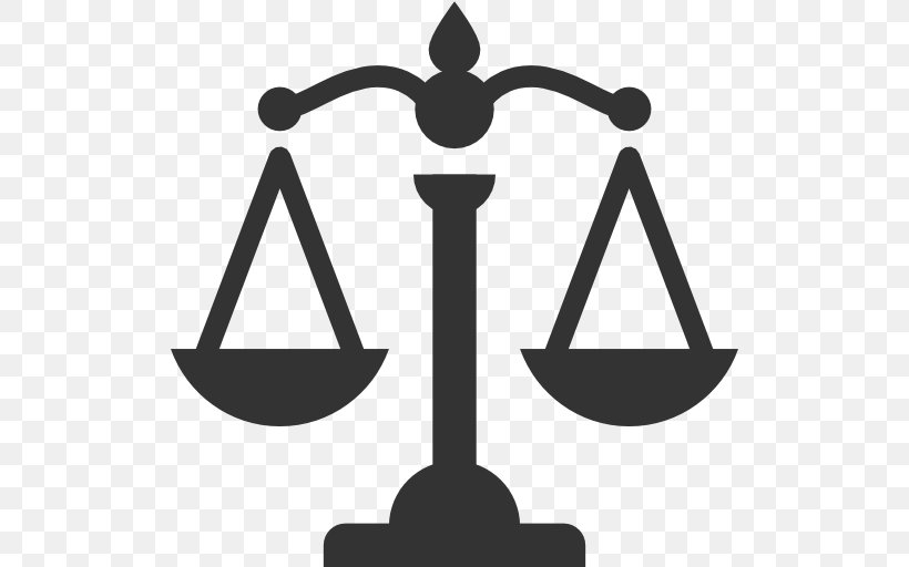 Lady Justice Law Measuring Scales, PNG, 512x512px, Justice, Black And White, Judge, Lady Justice, Law Download Free