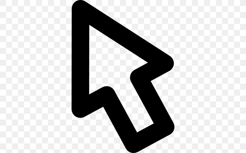 Computer Mouse Pointer Cursor User Interface, PNG, 512x512px, Computer Mouse, Black And White, Brand, Computer, Computer Font Download Free