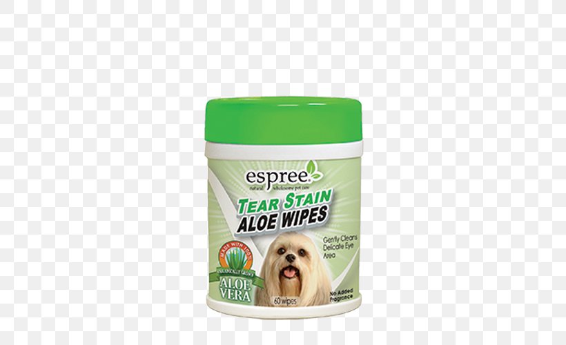 Espree Tear Stain Wipes Aloe Vera Espree Puppy Aloe Wipes Eye Espree Animal Products Tear Stain & Spot Remover 4 Oz (118 Ml), PNG, 500x500px, Aloe Vera, Aloes, Cleanser, Eye, Personal Grooming Download Free