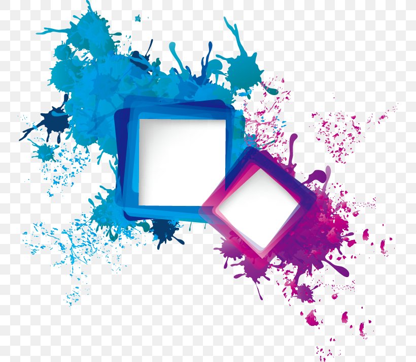 Ink, PNG, 750x712px, Paint, Blue, Brand, Brush, Color Download Free