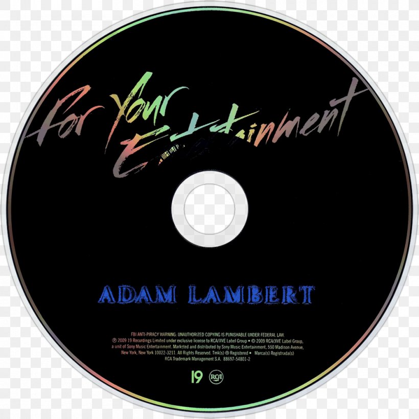 Compact Disc For Your Entertainment Adam Lambert, PNG, 1000x1000px, Compact Disc, Adam Lambert, Brand, Data Storage Device, Dvd Download Free