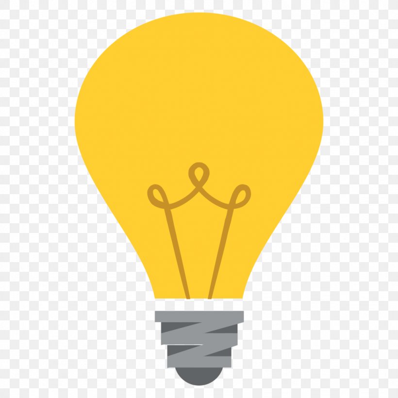 Emoji Sticker Incandescent Light Bulb Social Media Text Messaging, PNG, 1024x1024px, Watercolor, Cartoon, Flower, Frame, Heart Download Free