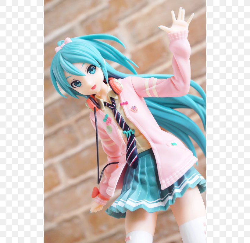 Figurine Hatsune Miku: Project DIVA Arcade Action & Toy Figures Model Figure Good Smile Company, PNG, 800x800px, Watercolor, Cartoon, Flower, Frame, Heart Download Free