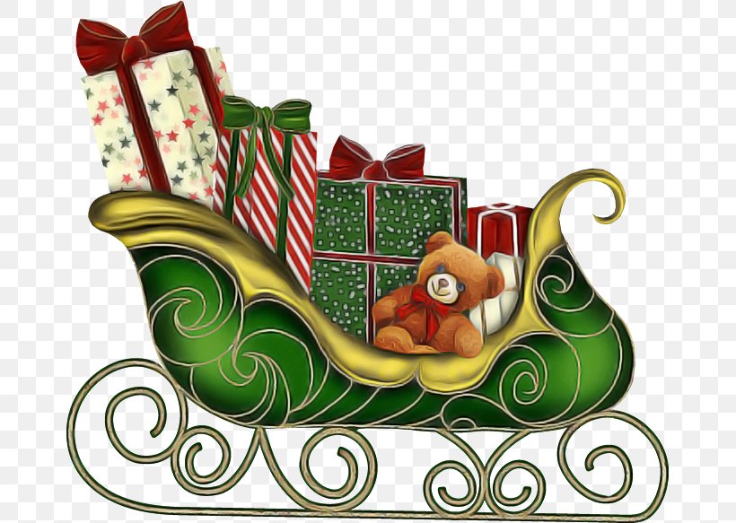 Santa Claus, PNG, 671x583px, Vehicle, Christmas Eve, Christmas Stocking, Santa Claus, Sled Download Free