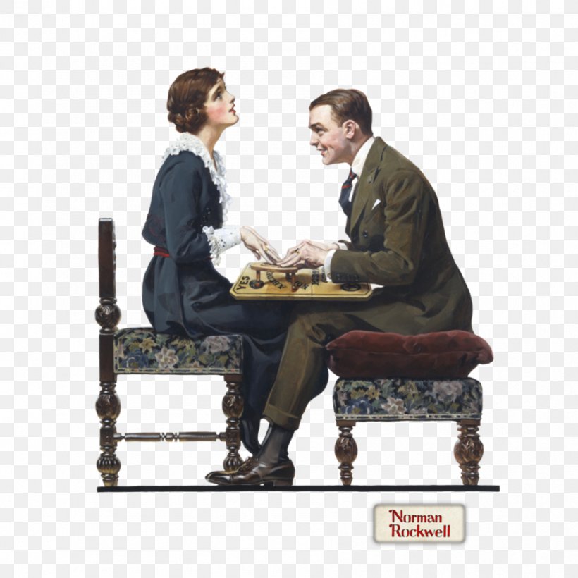 Saturday Evening Post Norman Rockwell Paintings Ouija, PNG, 894x894px, Saturday Evening Post, Art, Artist, Chair, Communication Download Free