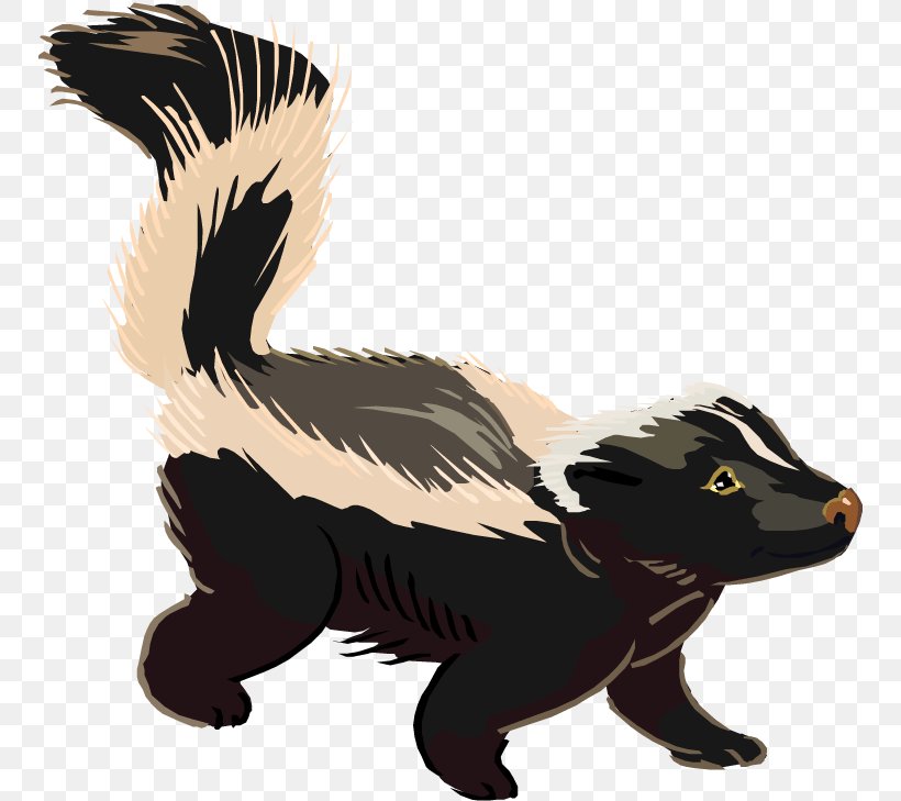 Skunk Royalty-free Clip Art, PNG, 750x729px, Skunk, Bear, Blog, Carnivoran, Cartoon Download Free