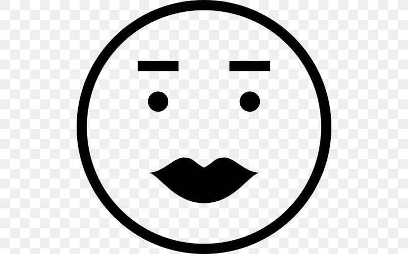 Smiley Emoticon Posting Clip Art, PNG, 512x512px, Smiley, Area, Black, Black And White, Emotes Download Free