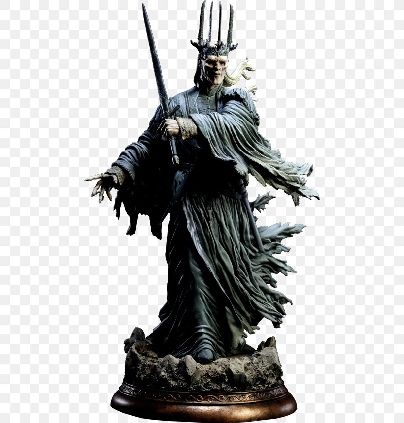 Witch-king Of Angmar Statue The Lord Of The Rings: The Battle For Middle-earth II: The Rise Of The Witch-king Isildur Saruman, PNG, 480x860px, Witchking Of Angmar, Argonath, Bronze, Bronze Sculpture, Classical Sculpture Download Free