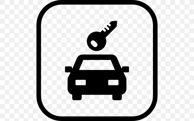 Car, PNG, 512x512px, Car, Area, Black And White, Car Rental, Senyal Download Free