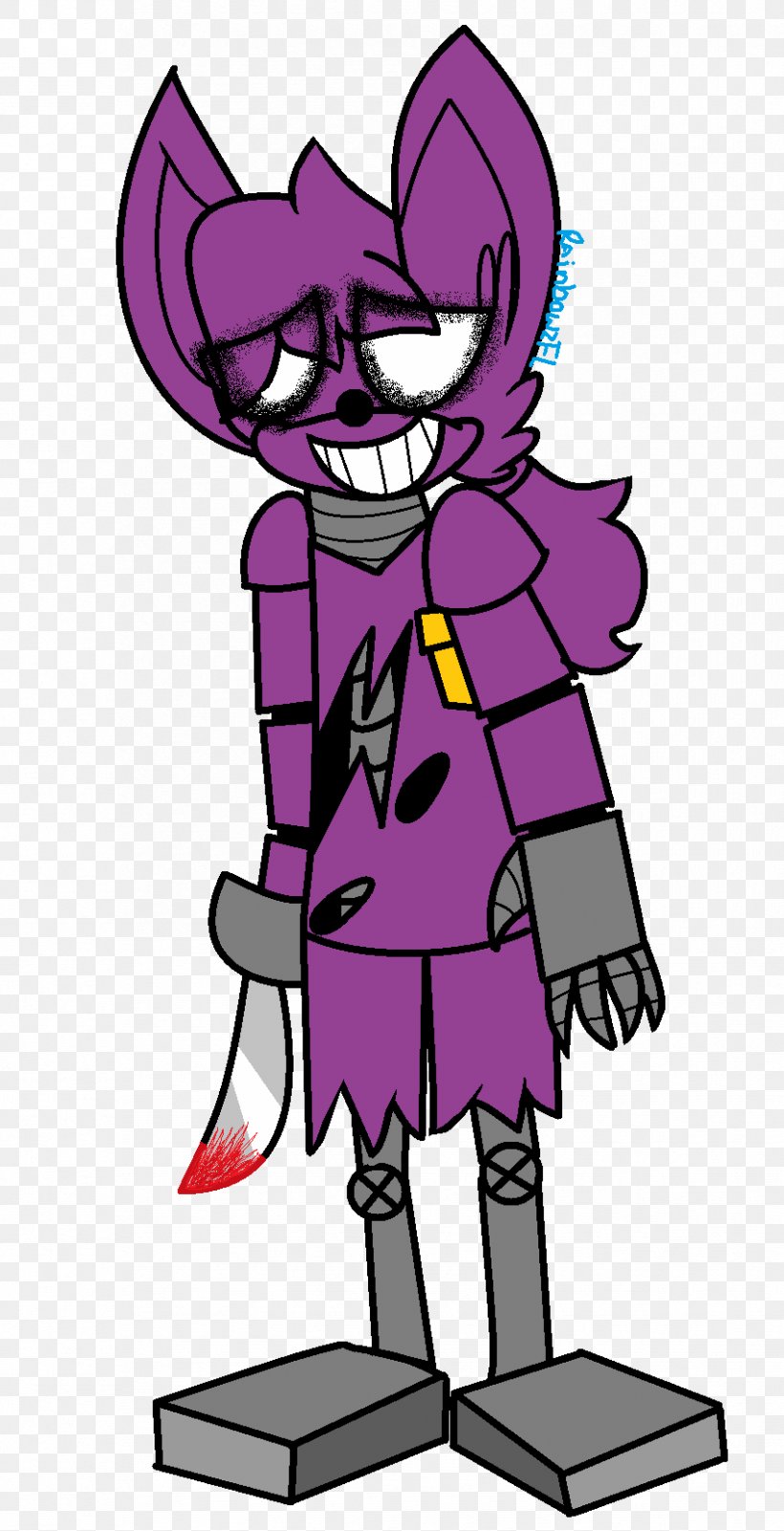 Five Nights At Freddy's 2 Purple Drawing, PNG, 852x1664px, Five Nights At Freddy S 2, Art, Artwork, Blog, Cartoon Download Free