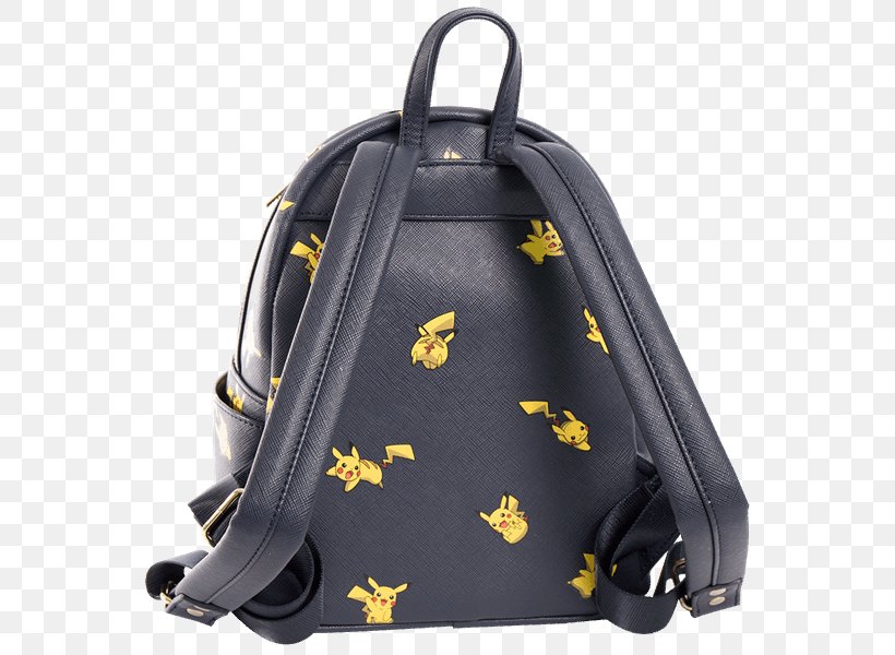 Handbag Pokémon GO Backpack Pikachu Leather, PNG, 600x600px, Handbag, Backpack, Bag, Baggage, Hand Luggage Download Free