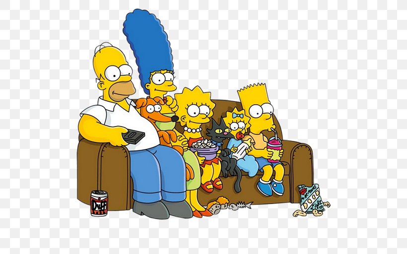 Homer Simpson Bart Simpson Marge Simpson Lisa Simpson, PNG, 512x512px, Homer Simpson, Art, Bart Simpson, Cartoon, Fiction Download Free