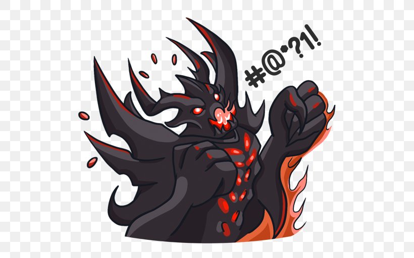 Dota 2 Defense Of The Ancients League Of Legends Telegram Sticker, PNG, 512x512px, Dota 2, Art, Defense Of The Ancients, Dragon, Fictional Character Download Free