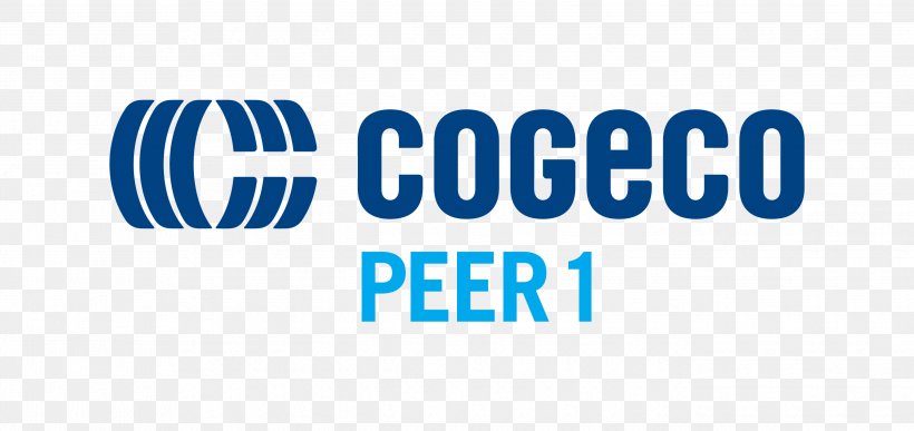 Cogeco Peer 1 Cloud Computing Data Center Web Hosting Service, PNG, 2690x1270px, Cogeco Peer 1, Area, Blue, Brand, Business Download Free