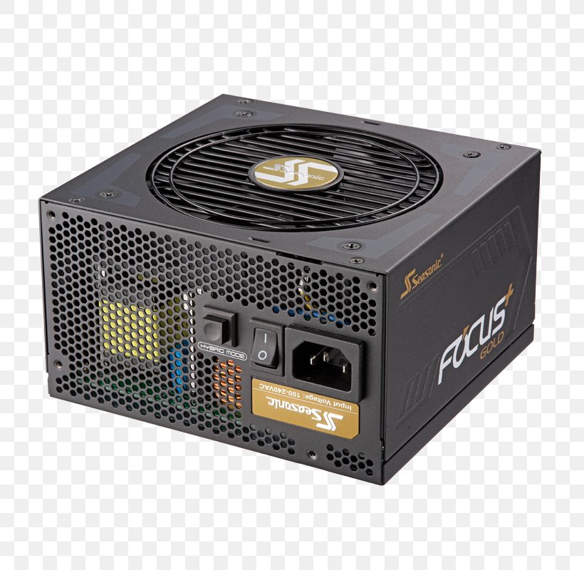 Power Supply Unit 80 Plus Sea Sonic ATX Power Converters, PNG, 800x800px, 80 Plus, Power Supply Unit, Amd Crossfirex, Atx, Computer Component Download Free