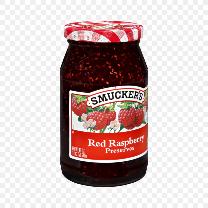 Smucker's Jam Seedless Red Raspberry The J.M. Smucker Company, PNG, 1000x1000px, Jam, Berry, Condiment, Cranberry, Food Download Free