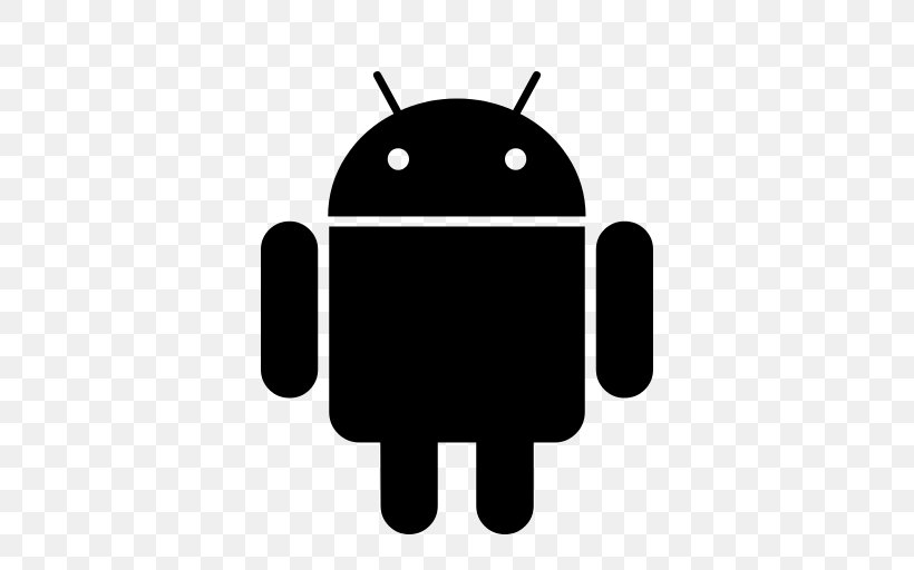 Android Icon Logo Mobile App, PNG, 512x512px, Android, Android Software Development, Black, Black And White, Brand Download Free