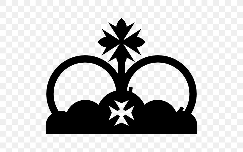 Crown Symbol Cross, PNG, 512x512px, Crown, Black And White, Coroa Real, Cross, Cross And Crown Download Free