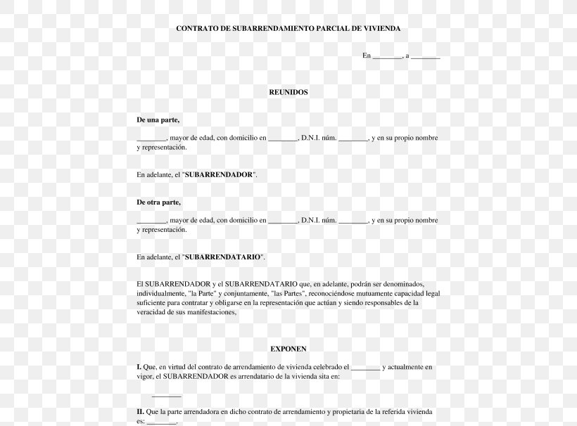 Document Bytová Budova Renting Contract Real Estate, PNG, 532x606px, Document, Area, Black And White, Contract, Diagram Download Free