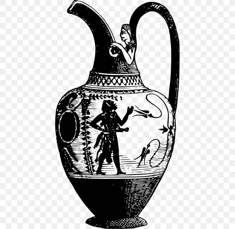 Pottery Of Ancient Greece Vase Drawing, PNG, 435x800px, Ancient Greece, Ancient Greek Art, Art, Artifact, Black And White Download Free