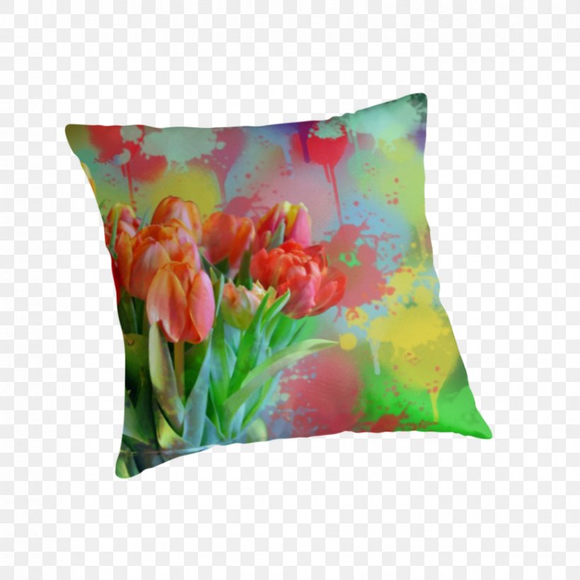 Tulip Cushion Throw Pillows Petal, PNG, 875x875px, Tulip, Cushion, Flower, Flowering Plant, Petal Download Free