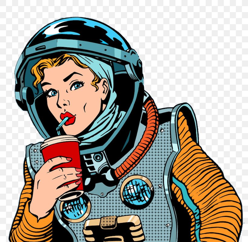Fizzy Drinks Vector Graphics Illustration Pop Art Astronaut, PNG, 800x800px, Fizzy Drinks, Art, Astronaut, Cartoon, Drink Download Free