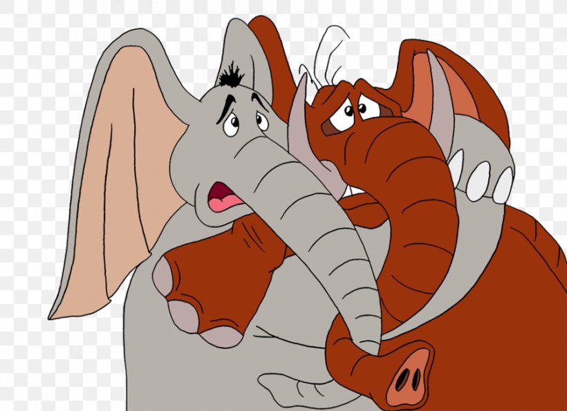 Tantor Horton Tarzan Scar Elephantidae, PNG, 900x654px, Watercolor, Cartoon, Flower, Frame, Heart Download Free