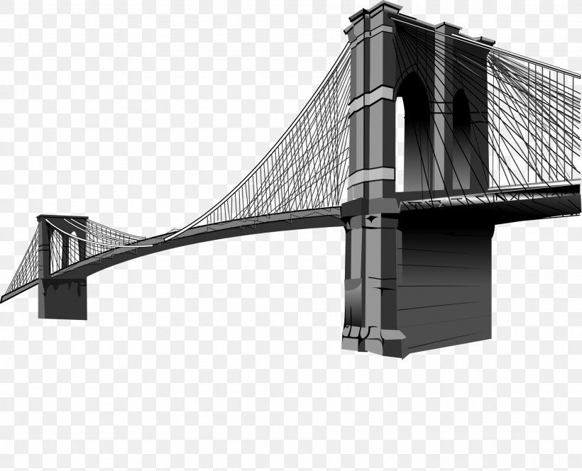 Brooklyn Bridge Bridge Realty Clip Art, PNG, 1920x1556px, Brooklyn Bridge, Arch Bridge, Automotive Exterior, Black And White, Bridge Download Free