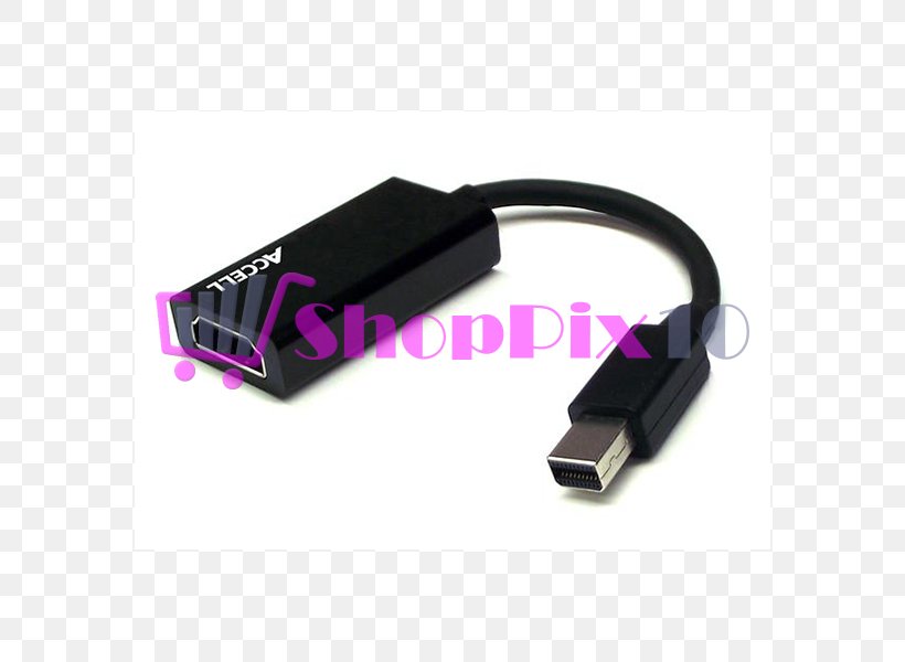 Graphics Cards & Video Adapters Mini DisplayPort HDMI 4K Resolution, PNG, 600x600px, 4k Resolution, Graphics Cards Video Adapters, Adapter, Cable, Computer Download Free