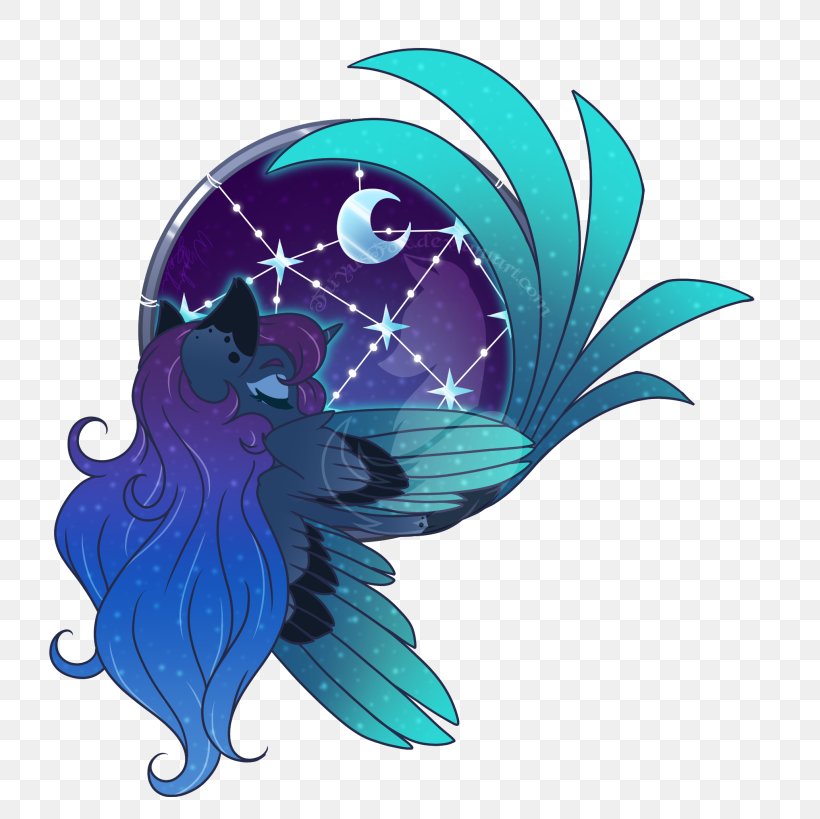 Princess Luna Pony Twilight Sparkle Princess Cadance Princess Celestia, PNG, 750x819px, Princess Luna, Aqua, Art, Artist, Butterfly Download Free