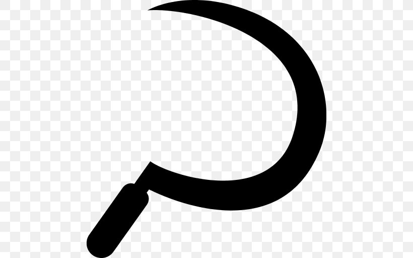 Sickle Agriculture Scythe, PNG, 512x512px, Sickle, Agriculture, Black, Black And White, Hammer And Sickle Download Free