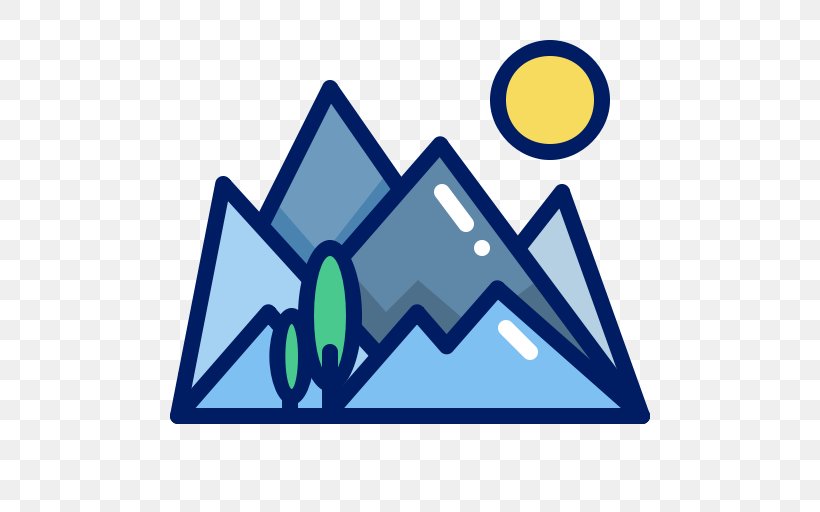 Mountain, PNG, 512x512px, Mountain, Area, Blue, Brand, Logo Download Free