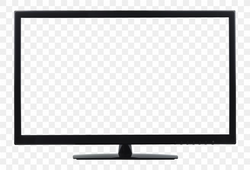 Computer Monitors LCD Television LED-backlit LCD Flat Panel Display, PNG, 3871x2635px, Computer Monitors, Area, Black And White, Computer Monitor, Computer Monitor Accessory Download Free