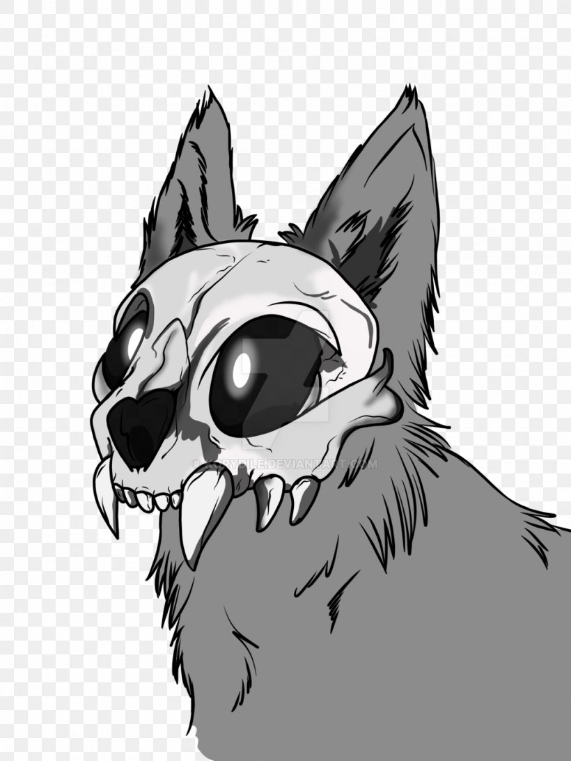 Whiskers Cat Drawing Dog Skull, PNG, 1024x1365px, Whiskers, Art, Black, Black And White, Bone Download Free