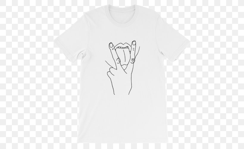 T-shirt Logo Sleeve Thumb, PNG, 500x500px, Tshirt, Active Shirt, Brand, Clothing, Drawing Download Free