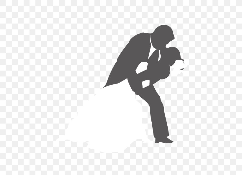 Wedding Silhouette Marriage, PNG, 595x595px, Wedding, Black And White, Bride, Bridegroom, Couple Download Free