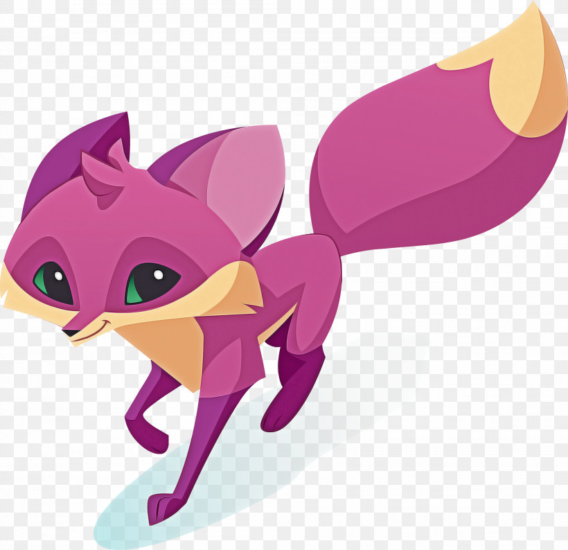 Cartoon Purple Fennec Fox Violet Animation, PNG, 2087x2023px, Cartoon, Animation, Fennec Fox, Fox, Purple Download Free