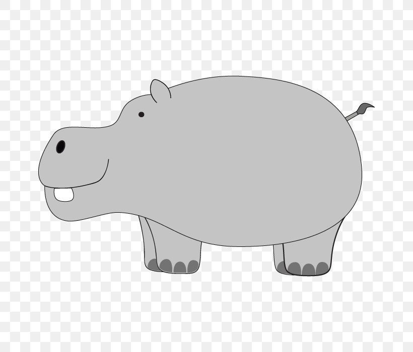Pig Carnivora Terrestrial Animal, PNG, 700x700px, Pig, Animal, Animal Figure, Animal Kingdom, Black And White Download Free
