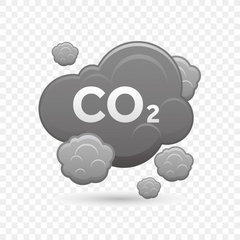 Carbon Dioxide Air Pollution Ecology Clip Art, PNG, 2639x2639px, Carbon Dioxide, Air Pollution, Black And White, Ecology, Emisiones Download Free