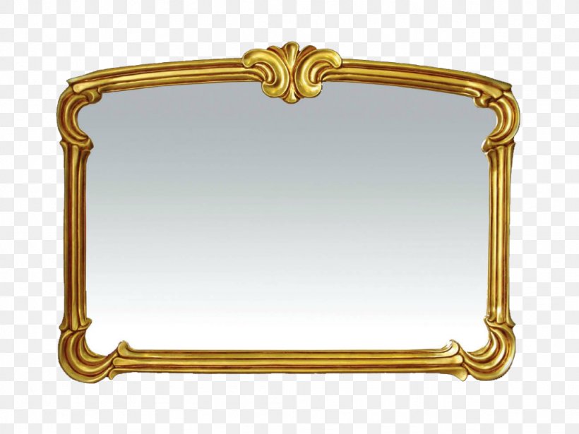 Mirror Download, PNG, 1024x768px, Mirror, Brass, Metal, Picture Frame, Rectangle Download Free