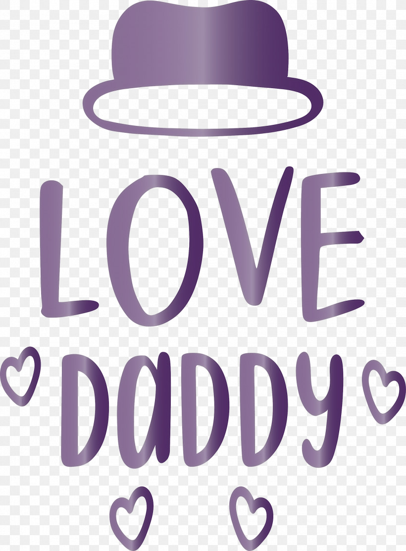 Love Daddy Happy Fathers Day, PNG, 2211x3000px, Love Daddy, Geometry, Happy Fathers Day, Hat, Lavender Download Free