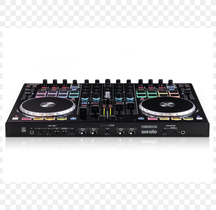 Reloop Terminal Mix 8 Audio Mixers DJ Controller Disc Jockey, PNG, 800x800px, Watercolor, Cartoon, Flower, Frame, Heart Download Free