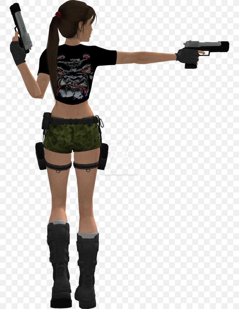 Tomb Raider Chronicles Tomb Raider III Tomb Raider: Legend Roblox Xbox One, PNG, 754x1060px, Tomb Raider Chronicles, Alicia Vikander, Android, Costume, Gun Download Free