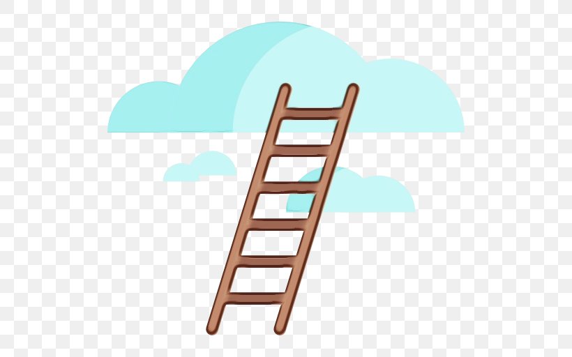 Ladder Furniture Clip Art Line Stairs, PNG, 512x512px, Watercolor, Furniture, Ladder, Paint, Shelf Download Free
